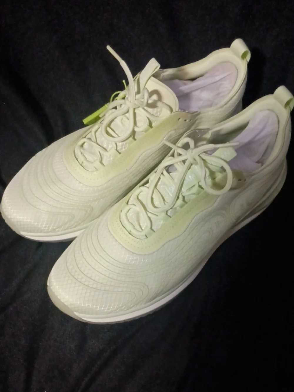 Sam Edelman MILES in Lime Nylon Orthopedic Sneakers w/OrthoLite Insoles Size 9.5